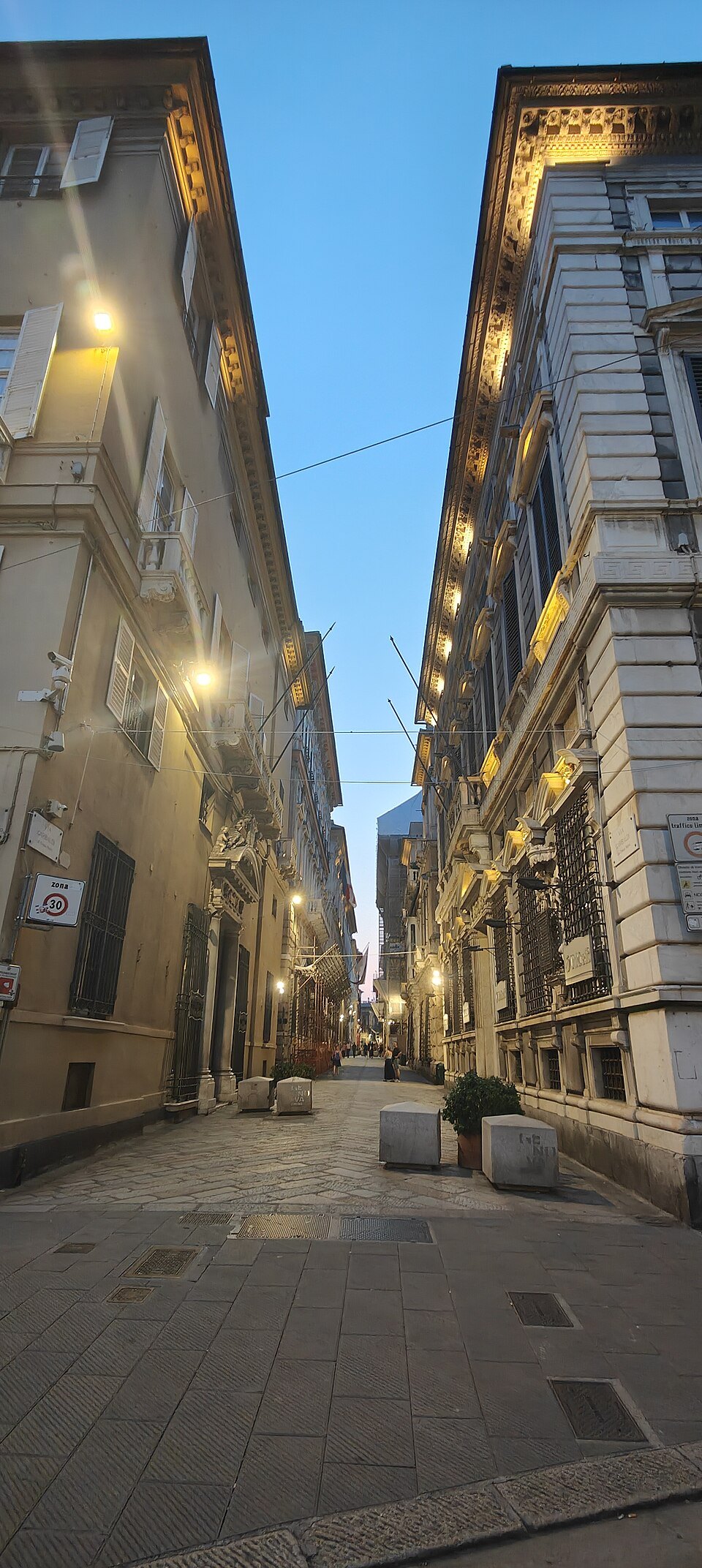 Via Garibaldi running between its palaces
